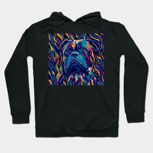 Bulldog abstract pop art Hoodie